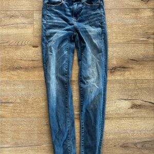American Eagle Outfitters Blue Jegging with Vintage Fading